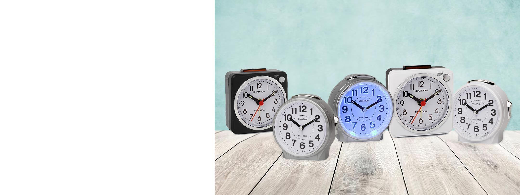 Champion alarm clocks